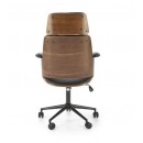 Кресло компьютерное HALMAR WEBER ореховый/черный